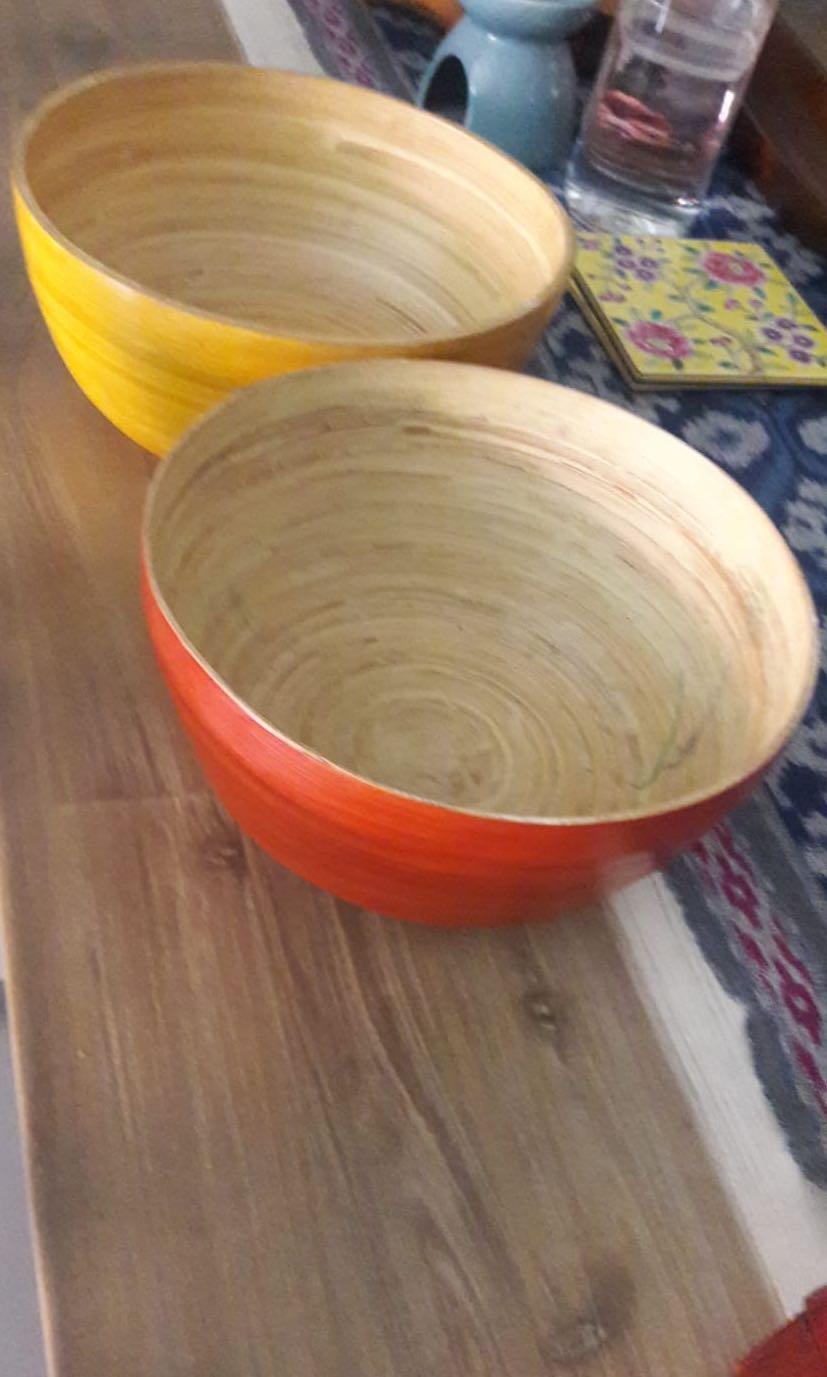 IKEA Wooden Salad Bowls, Furniture & Home Living, Kitchenware