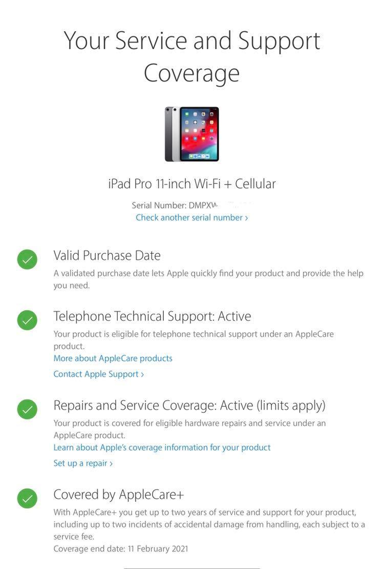 Ipad Pro 11 Grey 256 Cellular Applecare Feb 21 Mobile Phones Tablets Tablets On Carousell