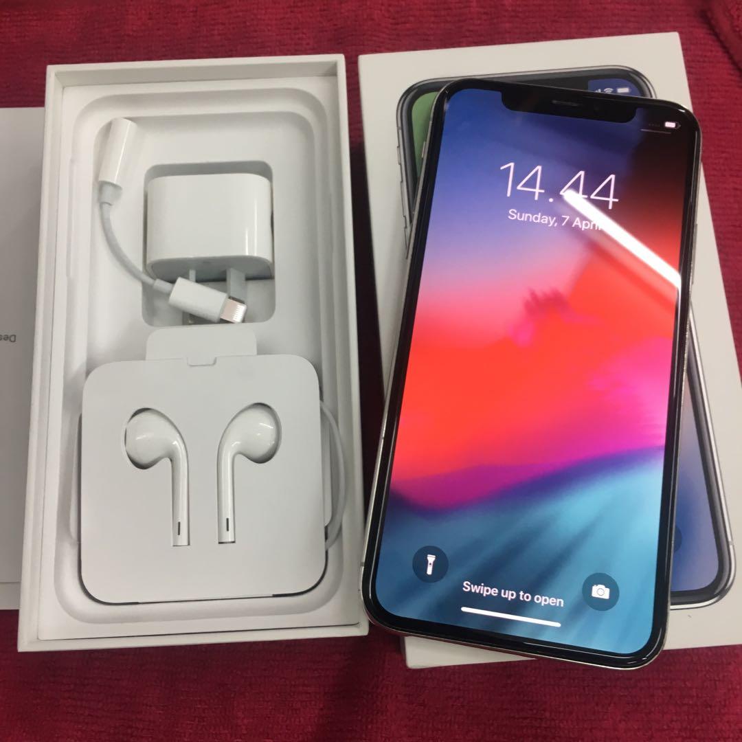 Iphone X 256gb Silver Second Mulus Telepon Seluler Tablet Iphone Iphone X Series Di Carousell