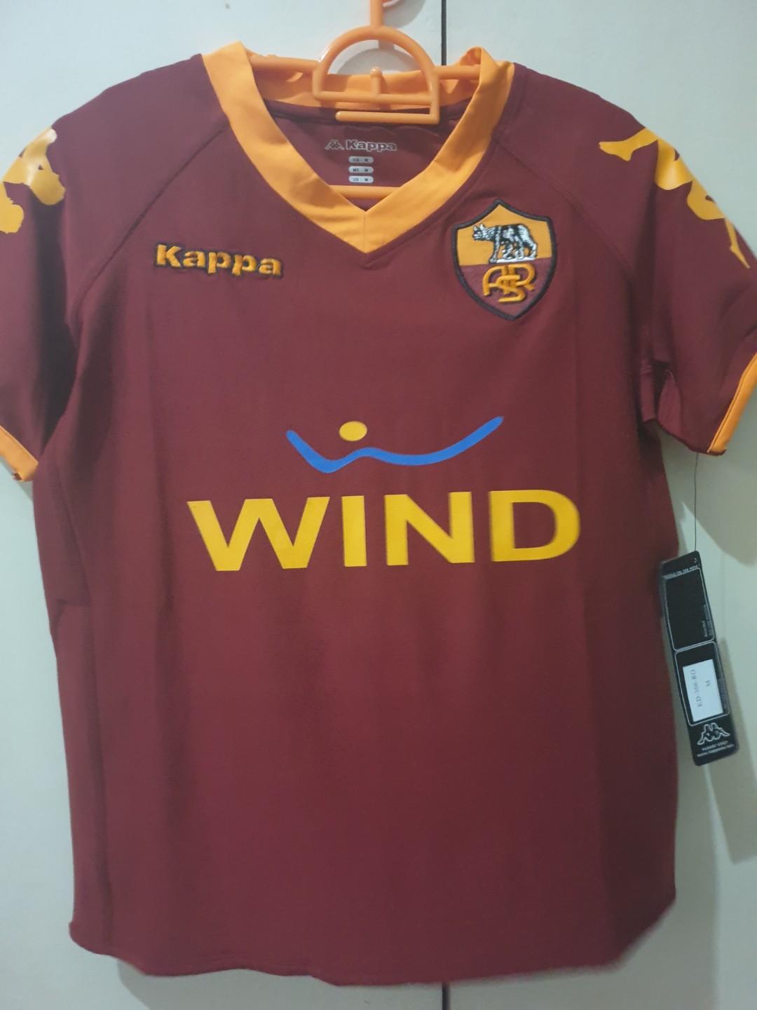 Size XL BNWT AS Roma 2008-2009 home football shirt soccer jersey Kappa 