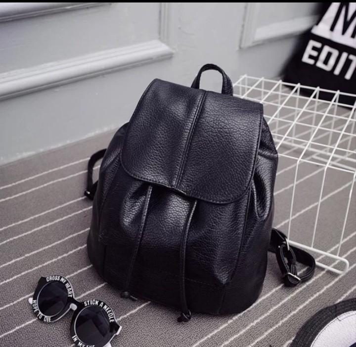 Korean Leather Backpack (Category: Backpacks) located in Makati City. Submitted by glammodaph (Listing ID 223136129, Image 2). Description: #listforsm.
