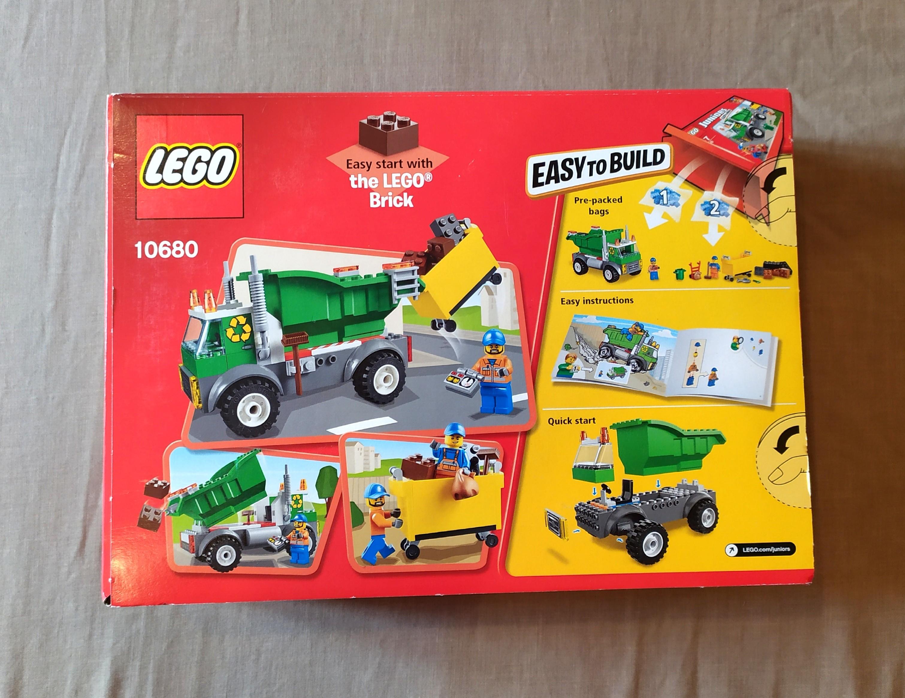 LEGO Juniors 10680 Garbage Truck Hobbies Toys Toys Games