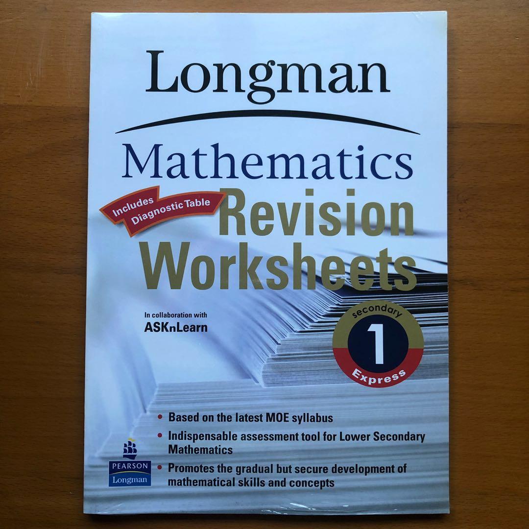 Longman Sec 1 Express Math Revision Worksheets, Hobbies ...