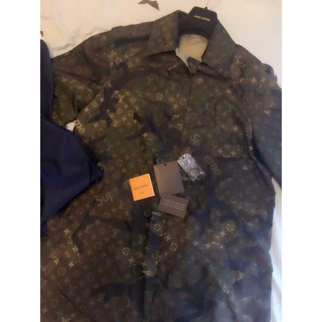 Louis Vuitton x Supreme Reversible Trench Coat, Luxury, Apparel on Carousell