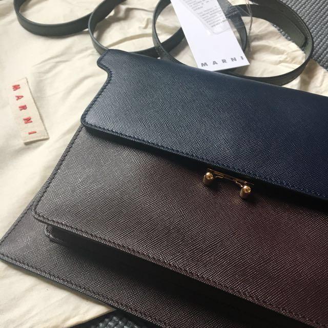 Marni trunk clearance burgundy