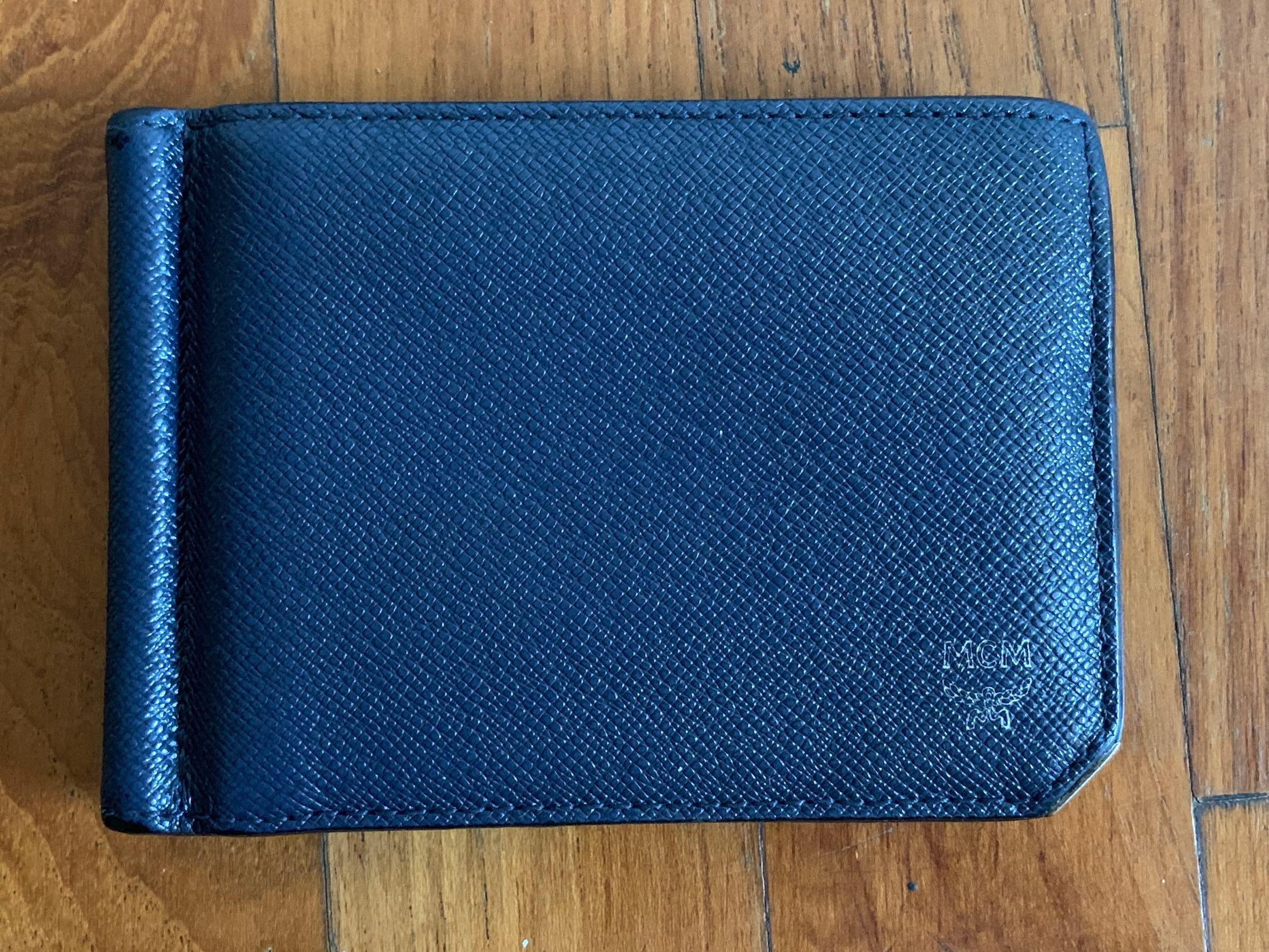 mcm men's wallet with clip