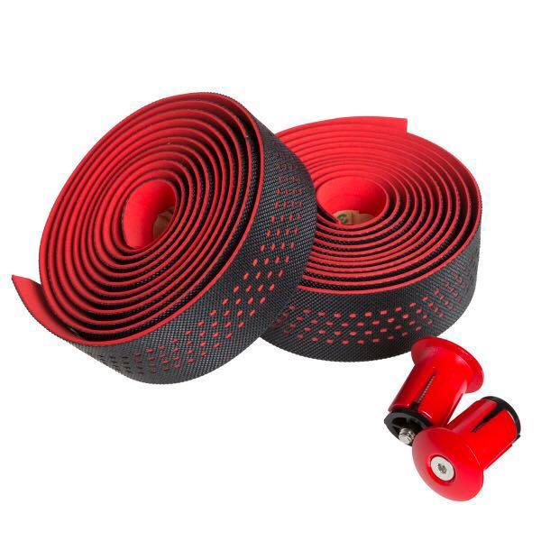 MEC Anti Slip Handlebar Tape Black Red Sports Equipment Bicycles Parts Bicycles on Carousell