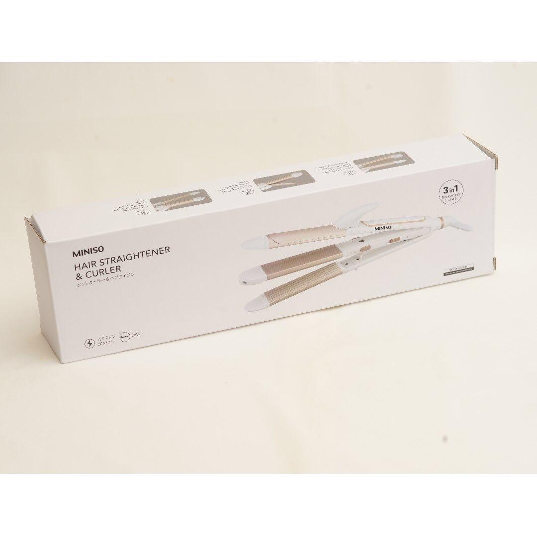 miniso hair straightener and curler Beauty Personal Care Hair on Carousell