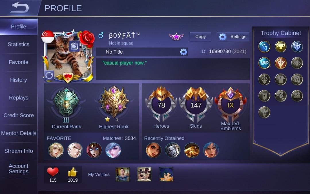 Mobile Legends Toys Games Video Gaming Video Games On Carousell