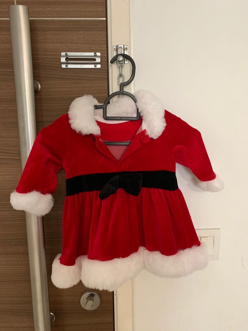 mrs claus dress baby