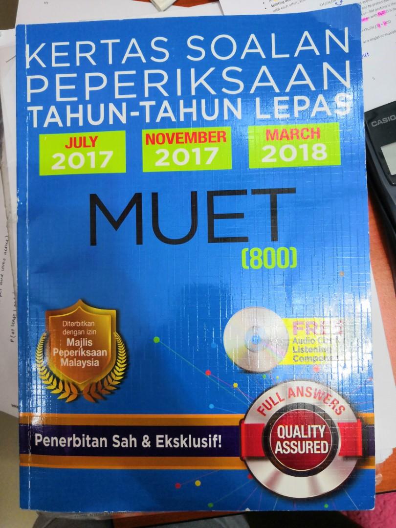 Muet Past Year Papers Books Stationery Books On Carousell