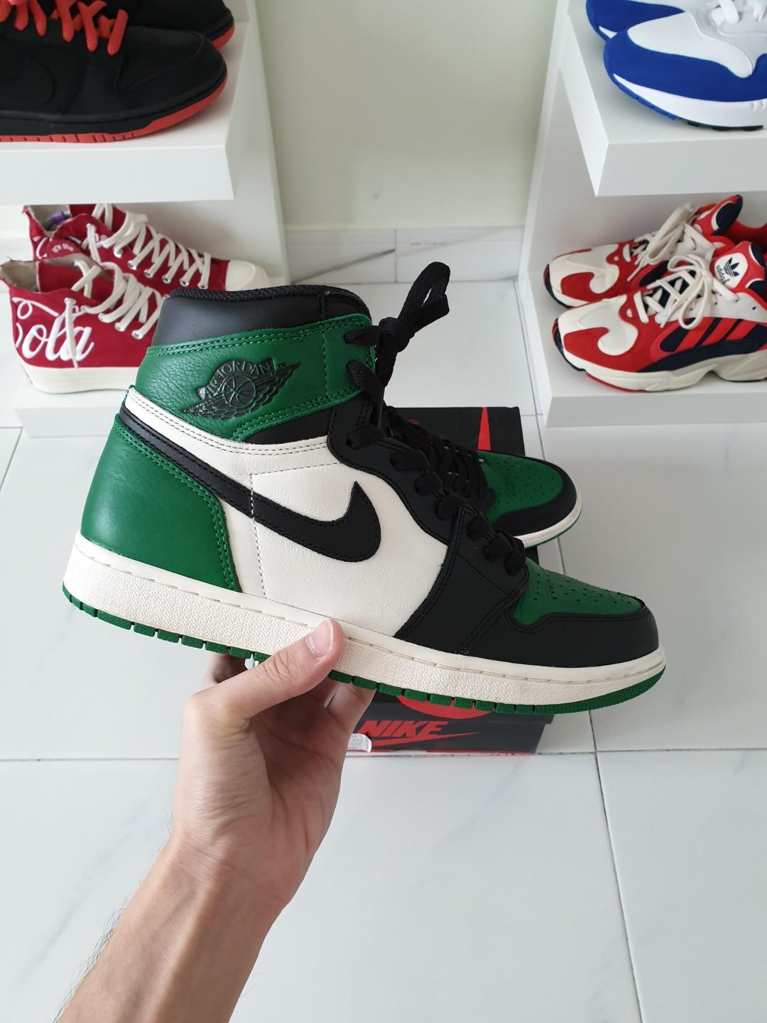 aj1 green pine