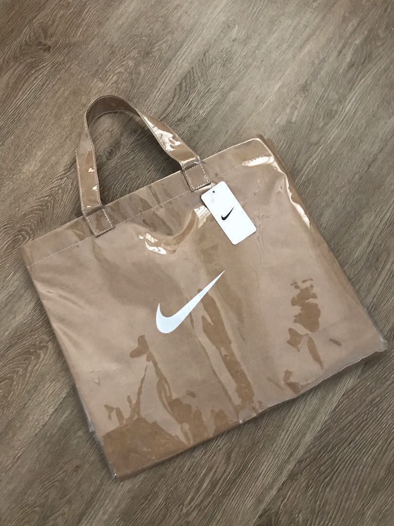 Comme des Garçons x Nike Slogan-Print Tote Bag