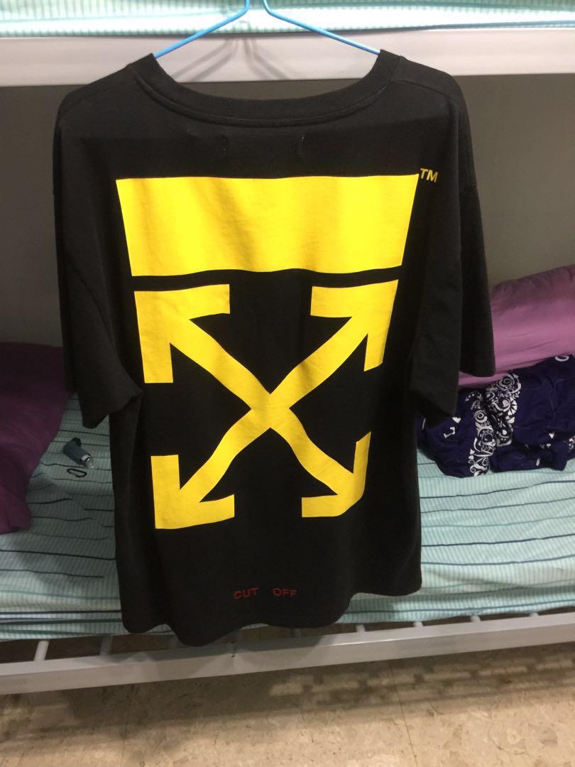 off white caravaggio cut off tee