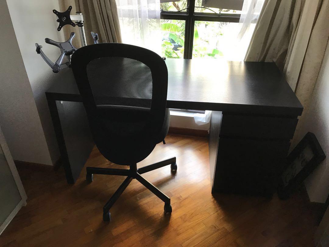 Office Desk Chair And Laptop Monitor Mount For Sale Furniture