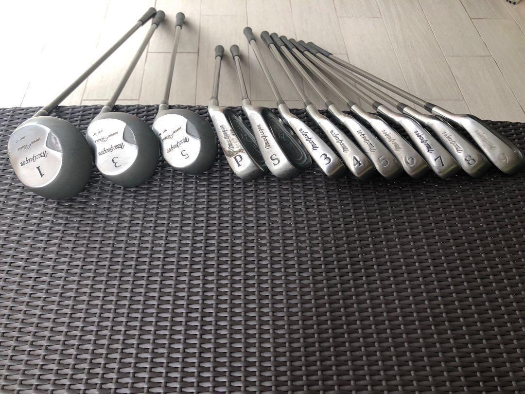 Old MacGregor Golf Clubs \u0026 Bag, Sports