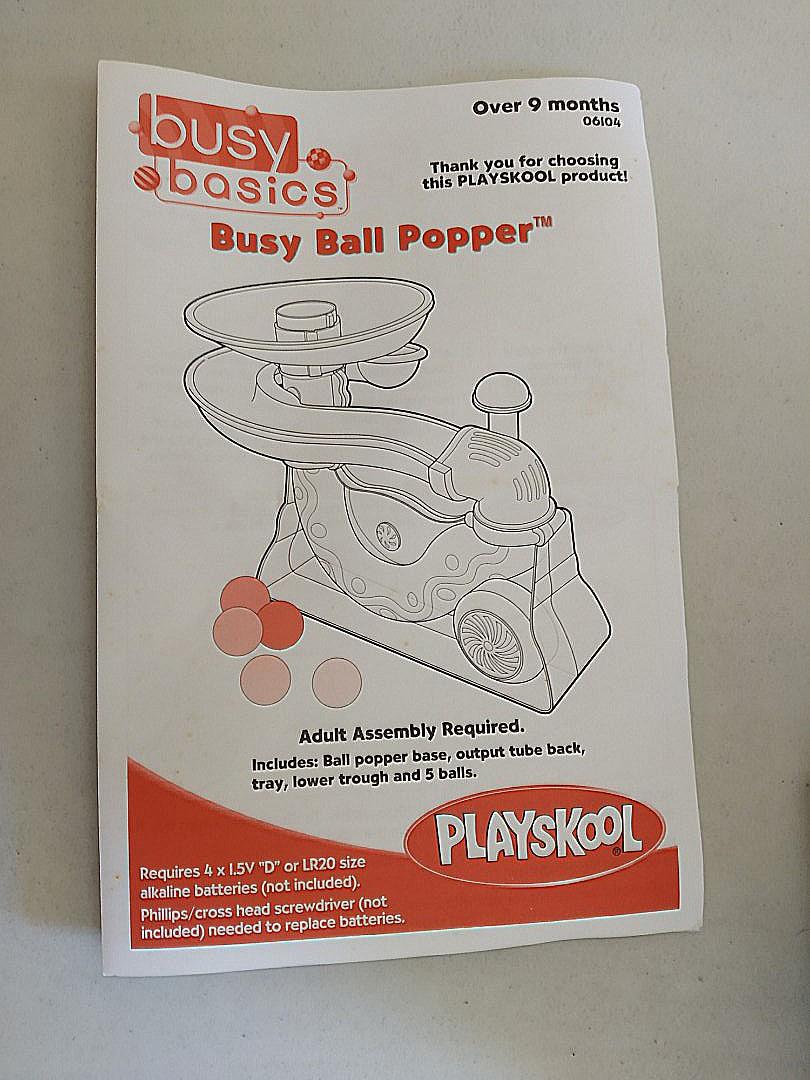 Playskool Busy Ball Popper
