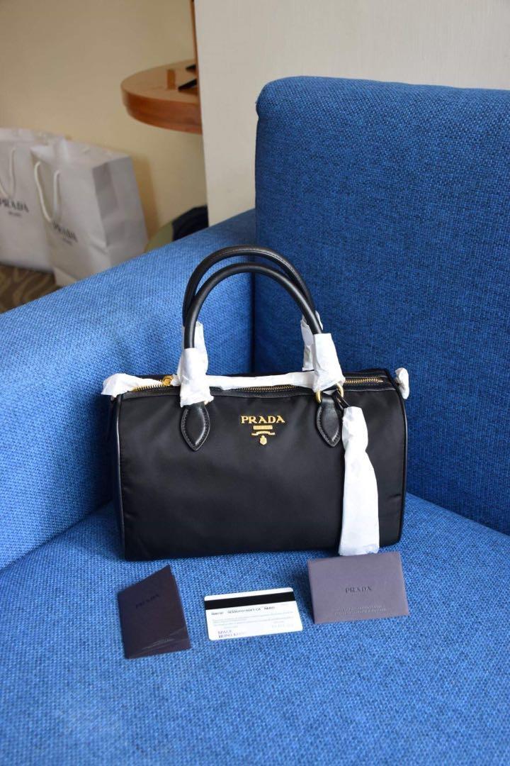 Prada 1BB797 Tessuto Nylon Convertible Satchel Bag Luxury Bags