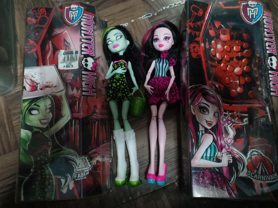 monster high dolls in box