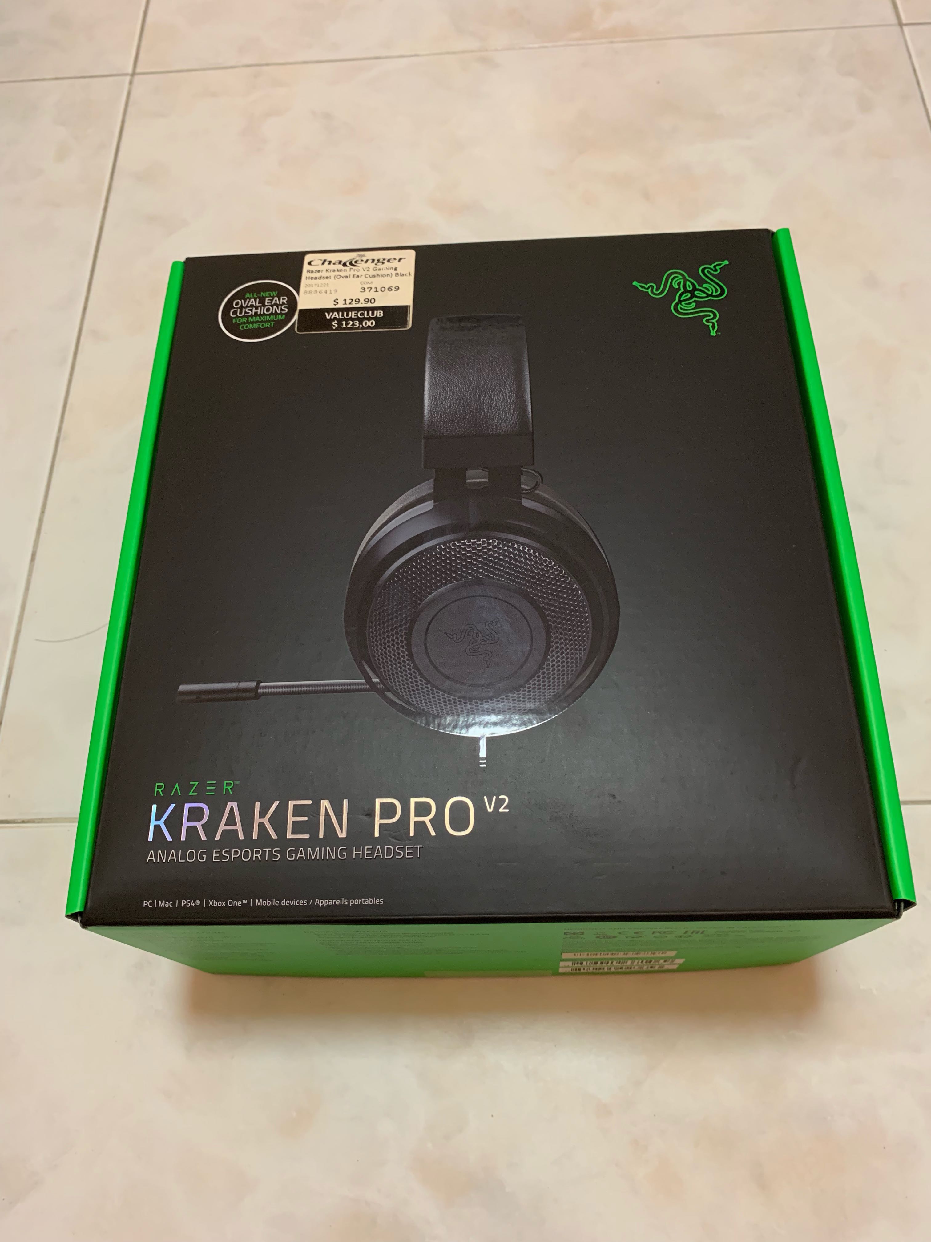 razer kraken pro v2 oval ear cups