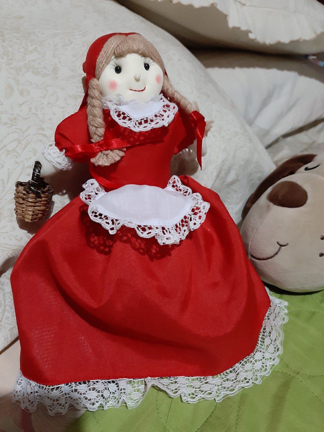 Reversible Little Red Riding Hood Doll Babies Kids Infant