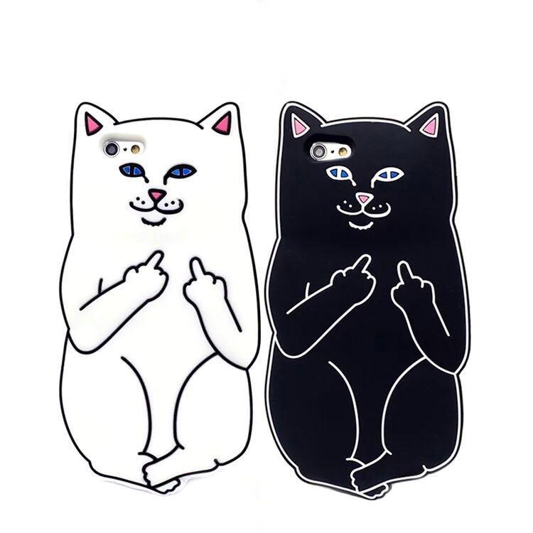 Rip N Dip Middle Finger Cat Phone Case Mobile Phones Tablets