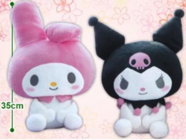 my melody kuromi plush