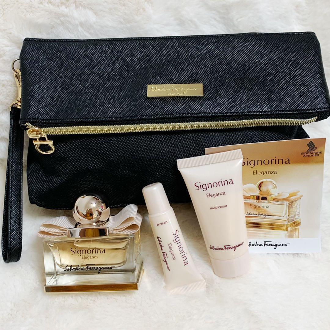 Salvatore ferragamo perfume bag on sale