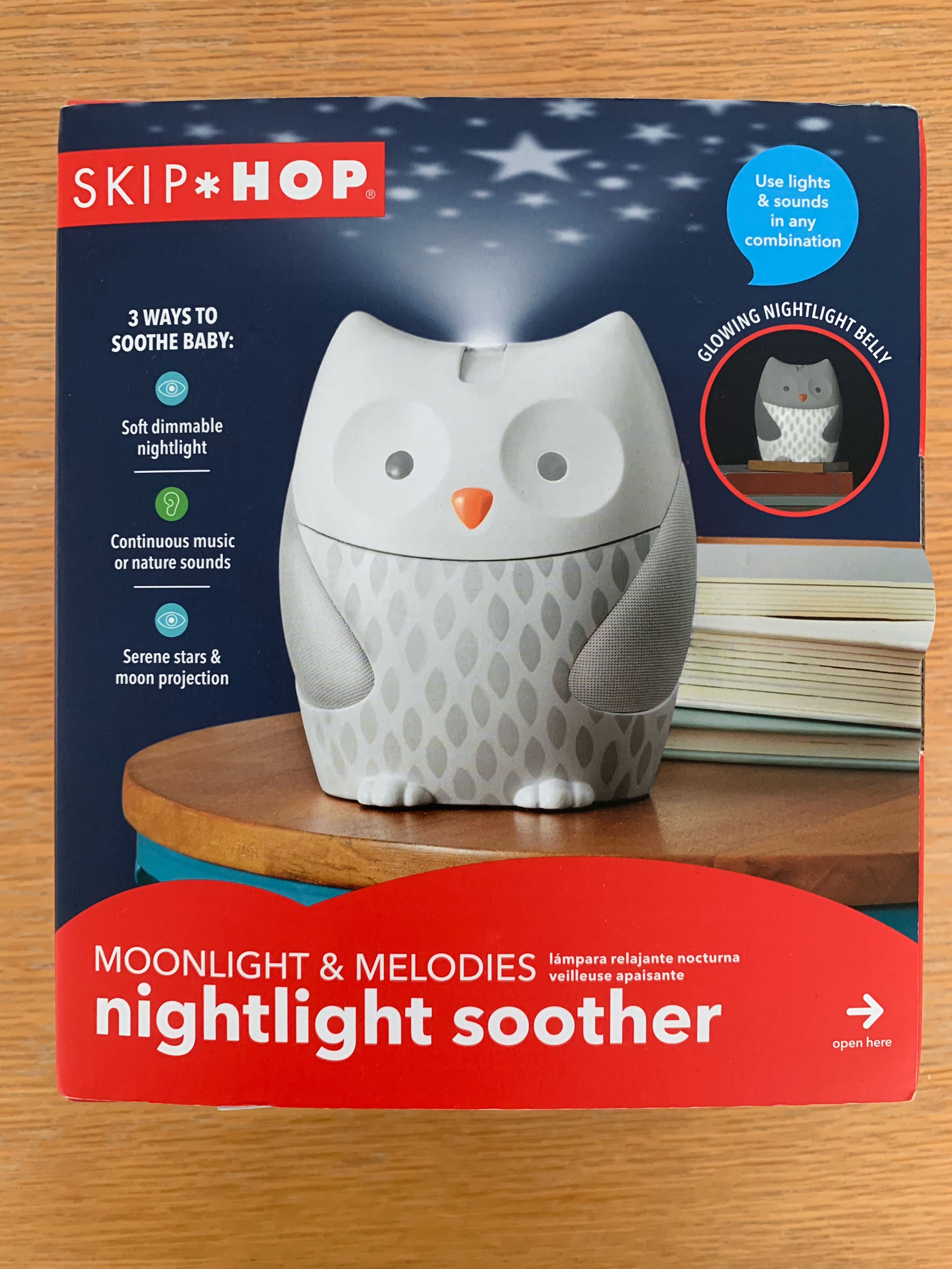 Skip Hop moonlight and melodies night light soother Owl brand new