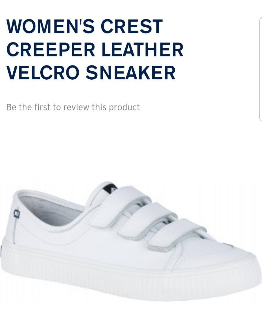 sperry women's crest velcro creeper sneakers