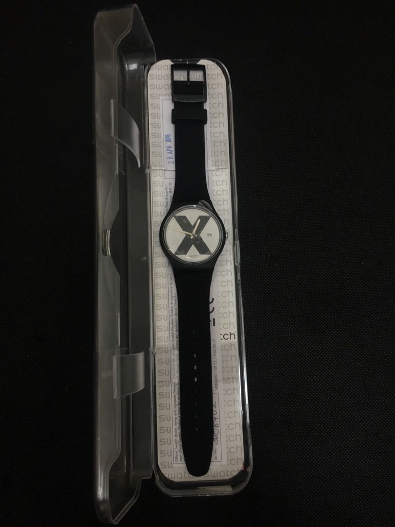 Swatch Watches XX RATED Black