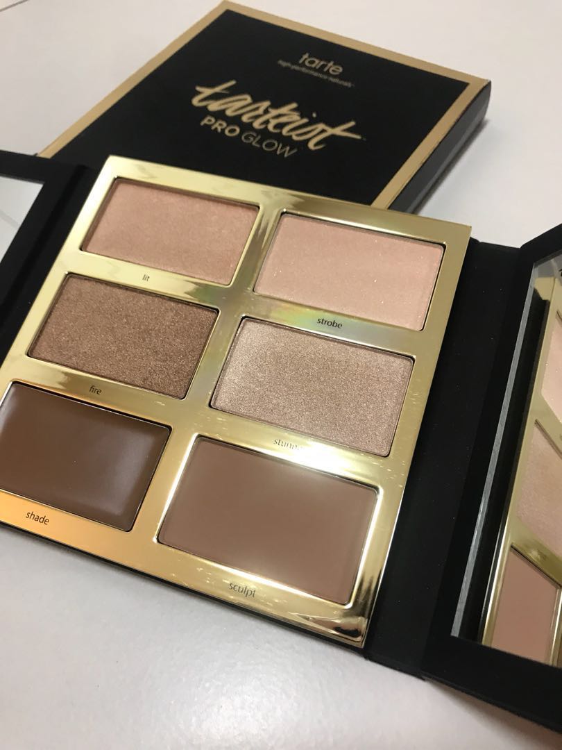 tarteist pro glow highlight contour palette