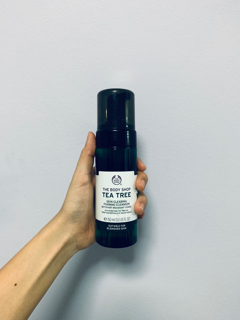 tea tree skin clearing foaming cleanser