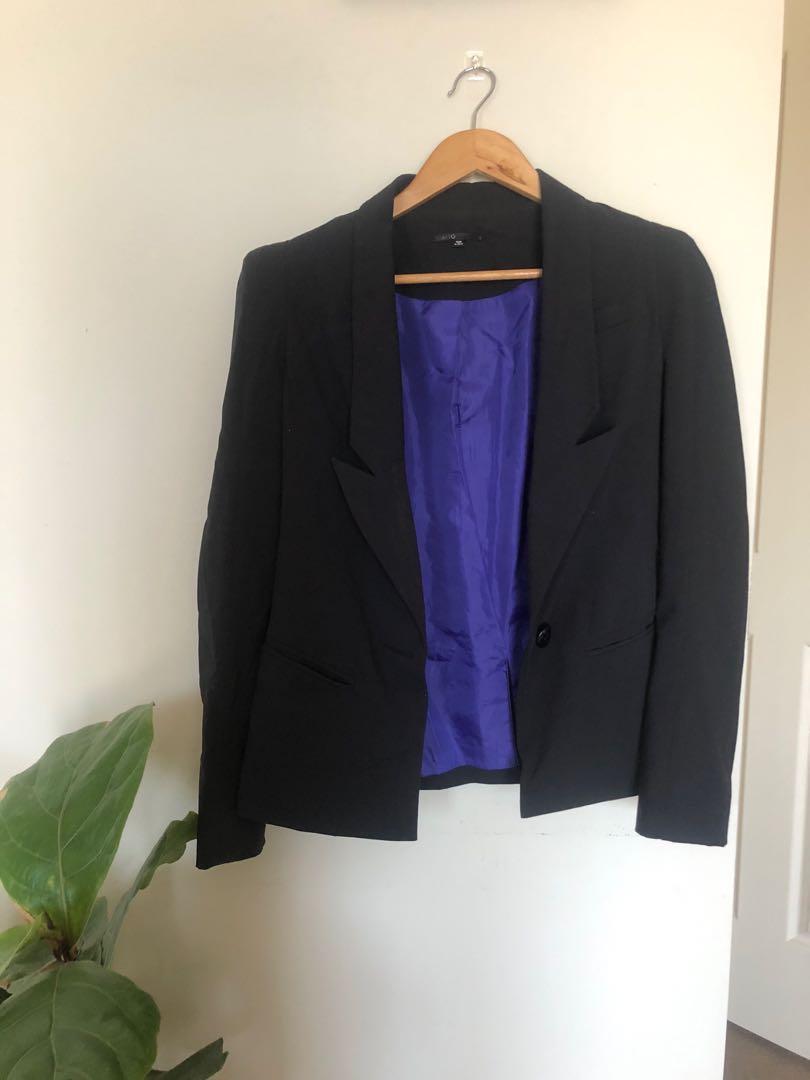 Tokito Black Blazer W Shoulder Pads Women S Fashion Clothes On