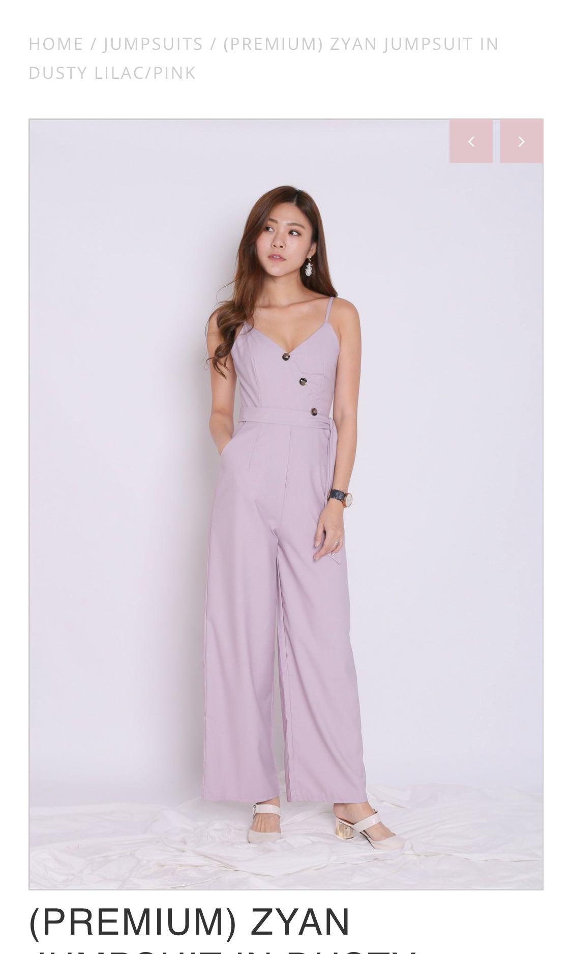 Lilac jumpsuits clearance