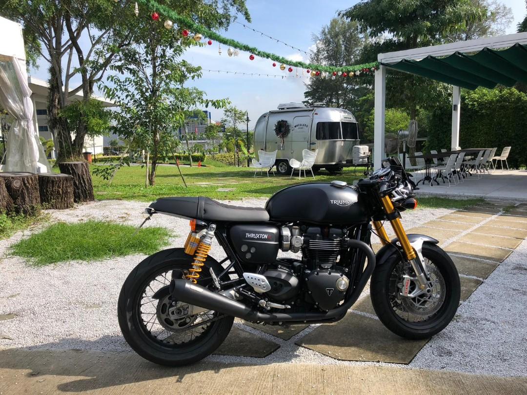 Thruxton r black sales