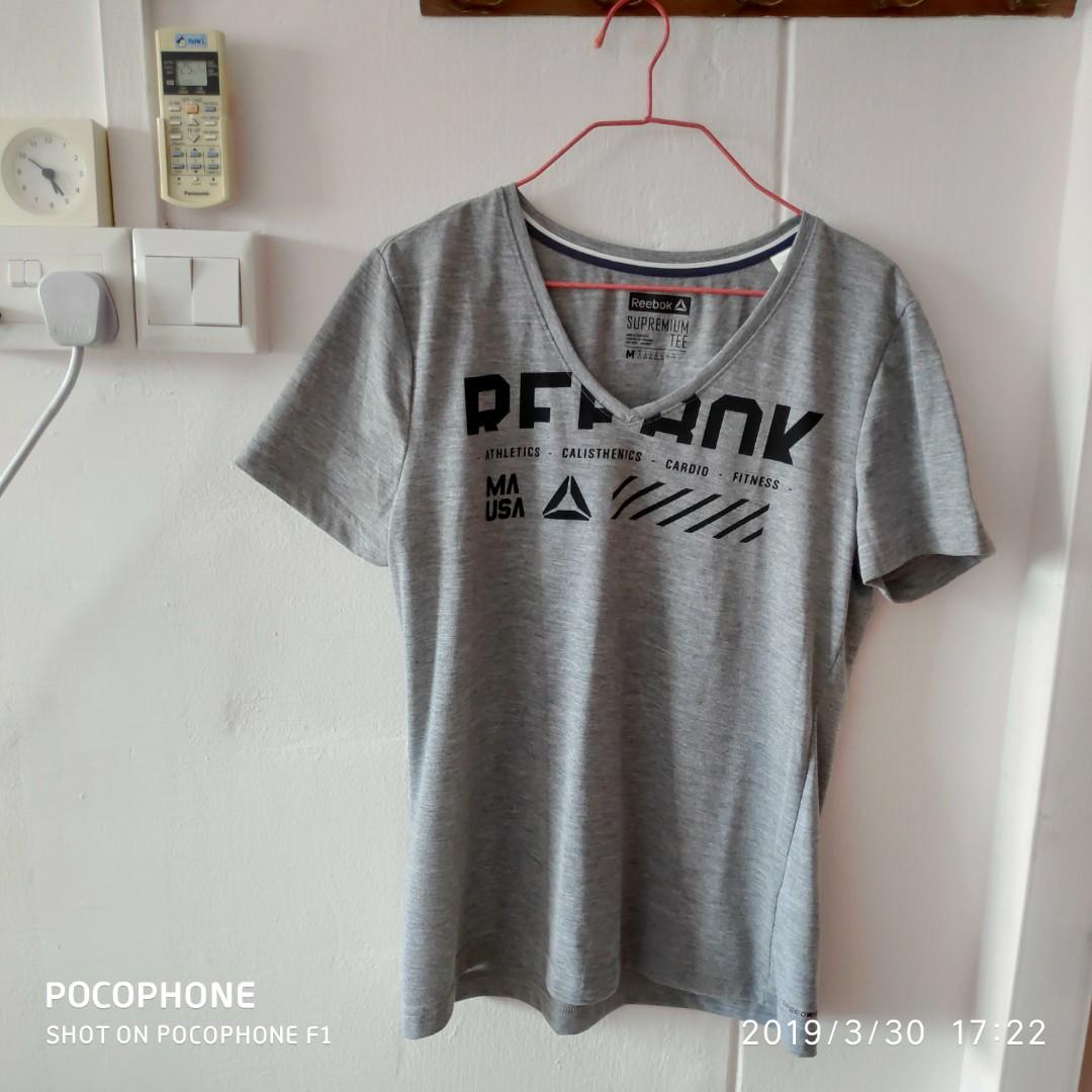reebok 100 polyester t shirts