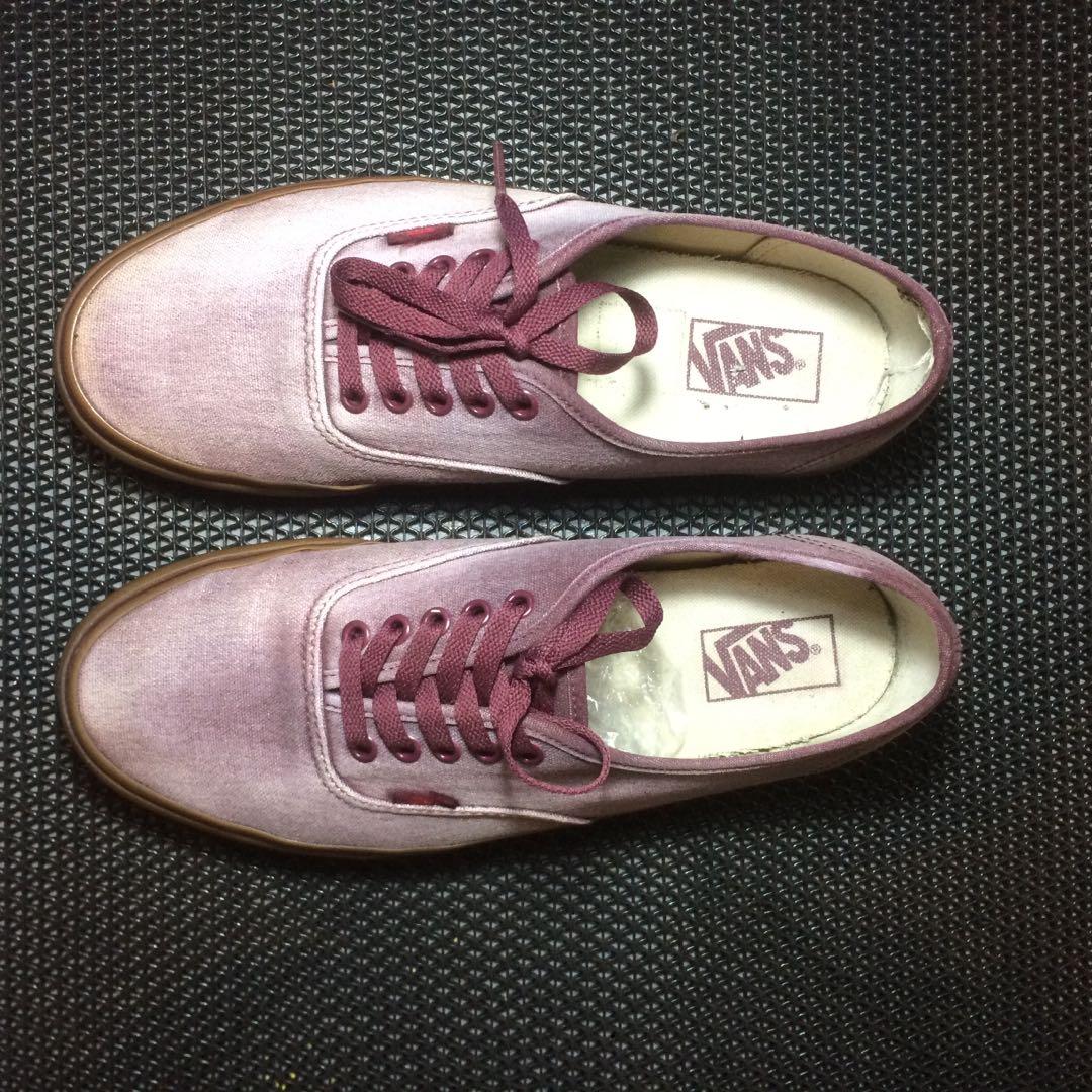 vans maroon gum