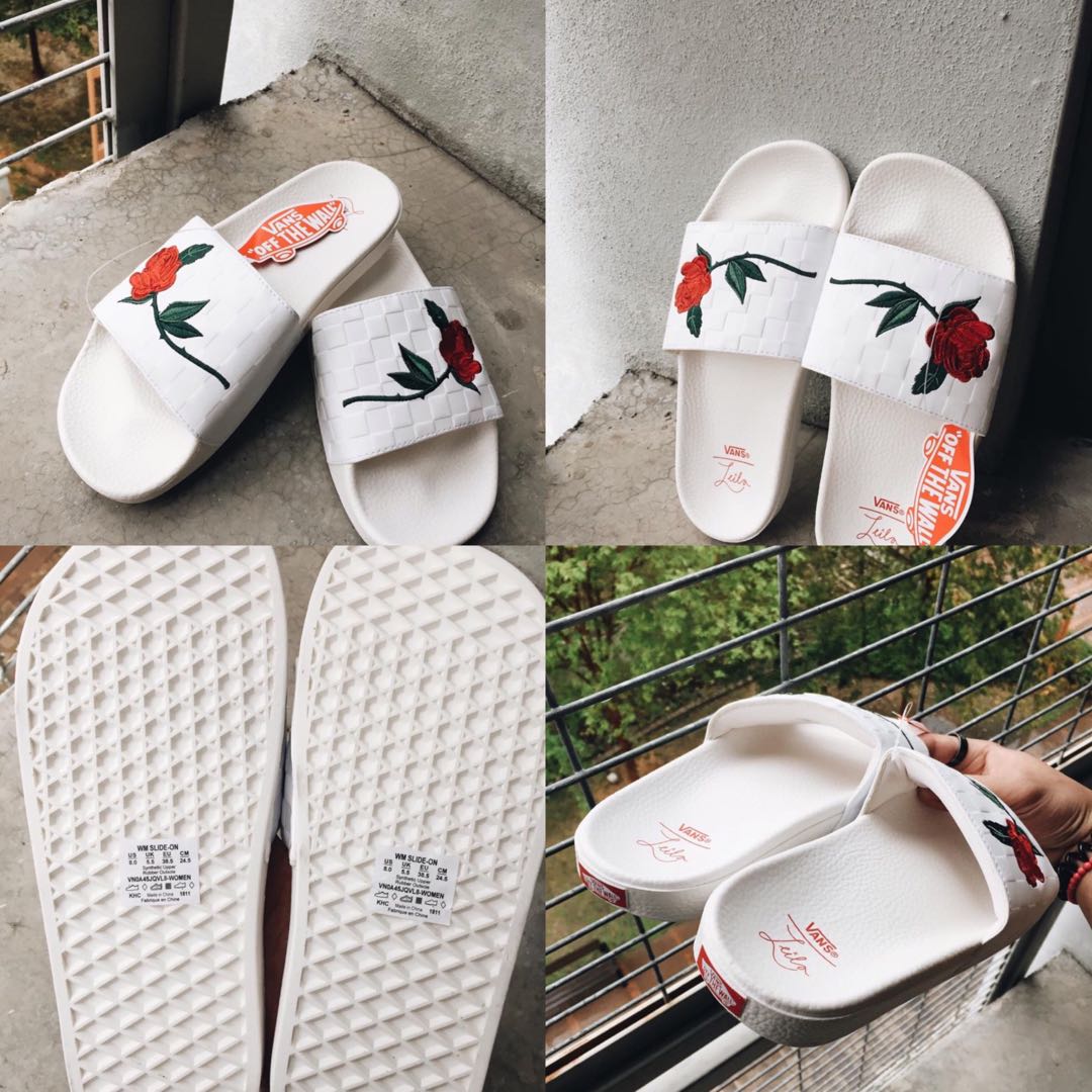 Leila hurst vans slides clearance