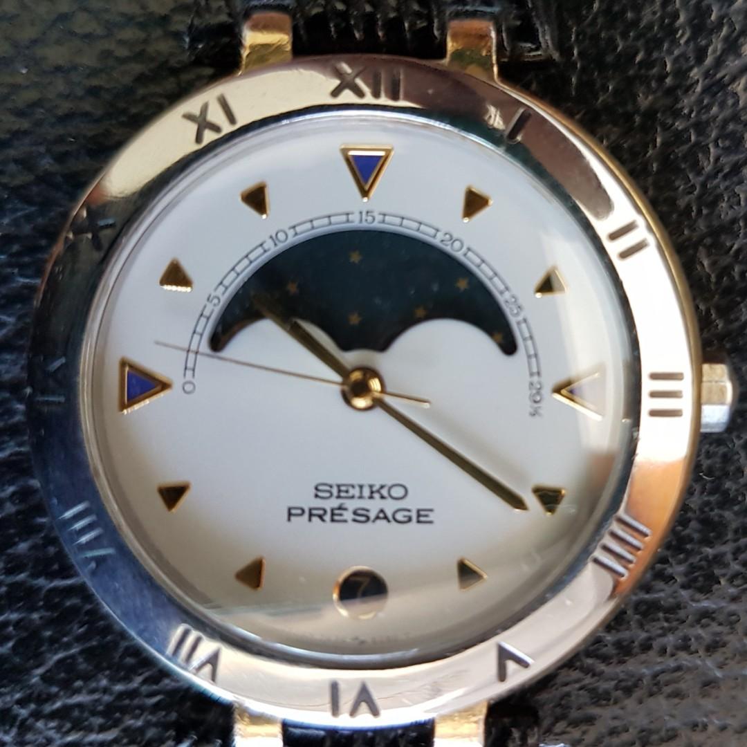 Seiko online presage moonphase