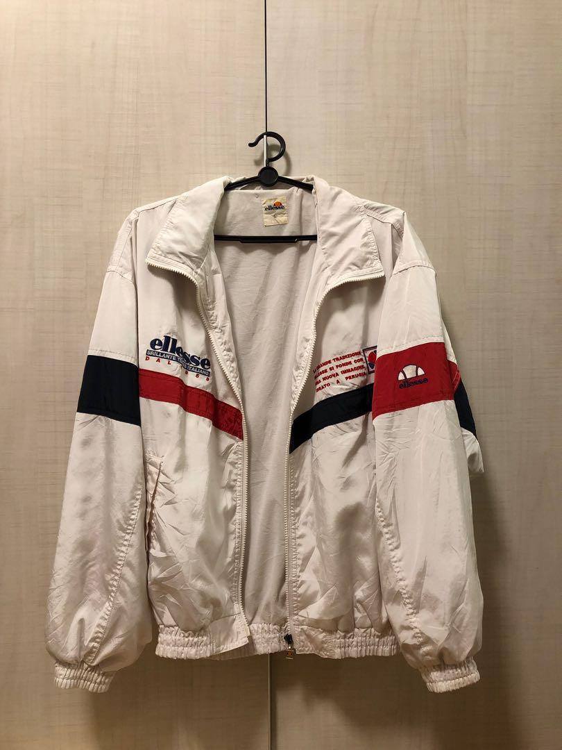 ellesse windbreaker white