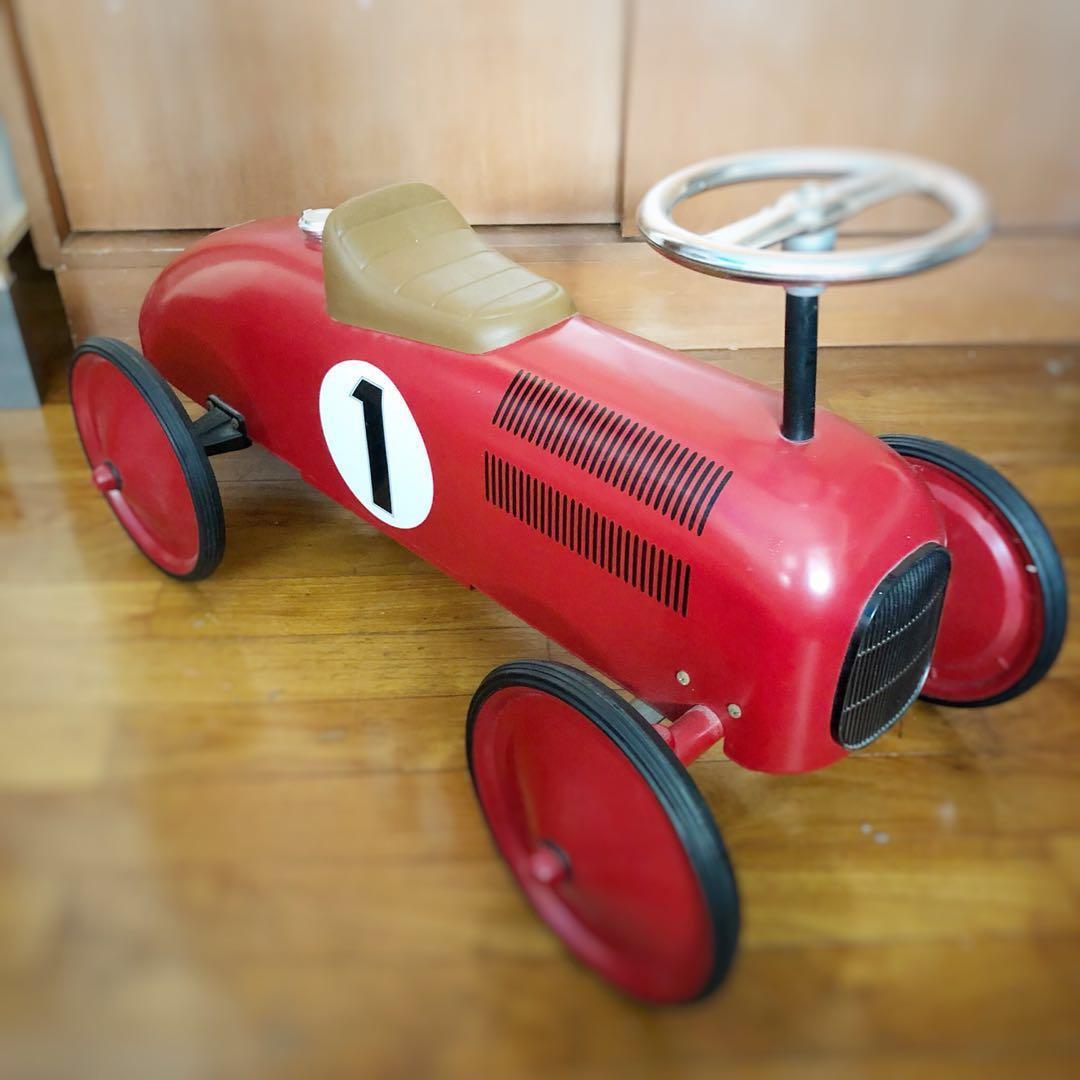 Halfords vintage ride on car clearance