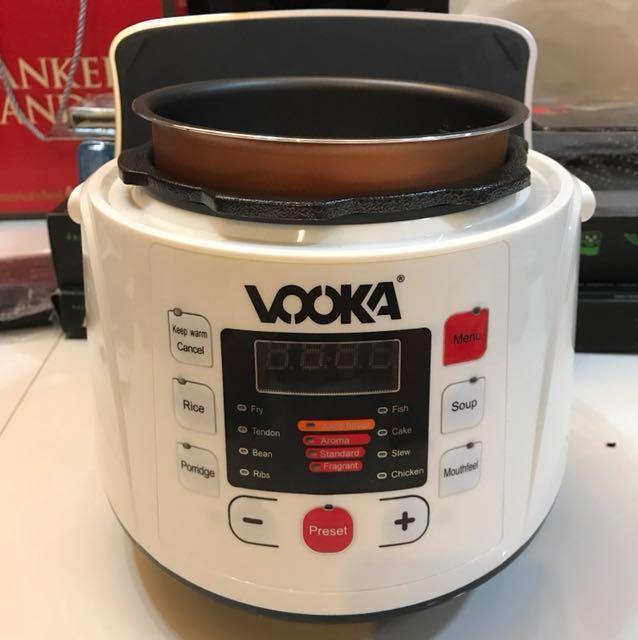Vooka pressure cooker manual sale