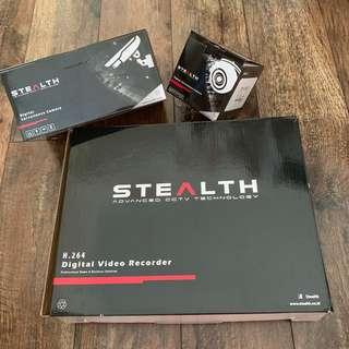 CCTV STEALTH + VIDEO RECORDER (4 kamera)