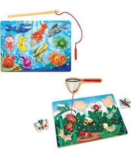 Melissa & Doug Fishing Magnetic Puzzle Game for Kids, Hobbies & Toys, Toys  & Games on Carousell