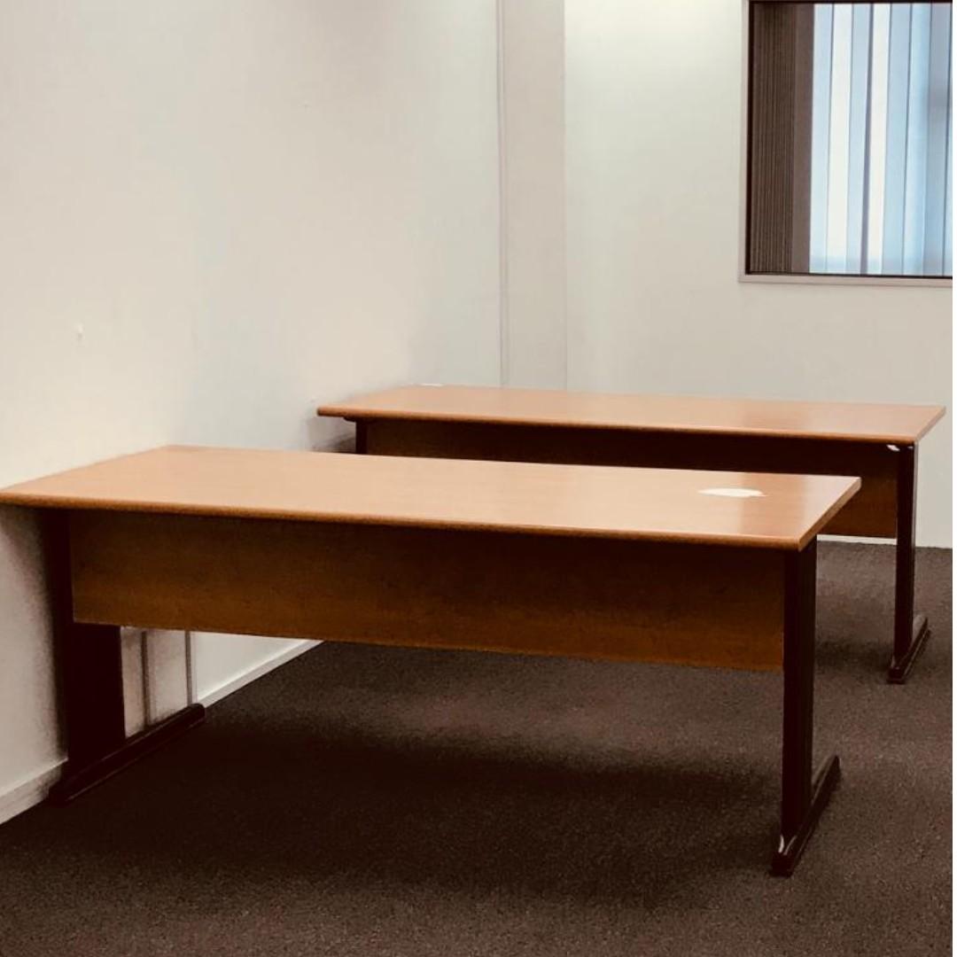 2 Office Benches Long Tables 80x180cm