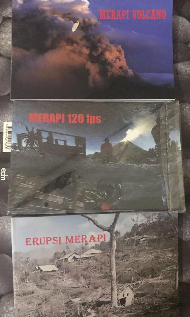 3 books about Merapi Volcano Eruption & photos, Books & Stationery ...