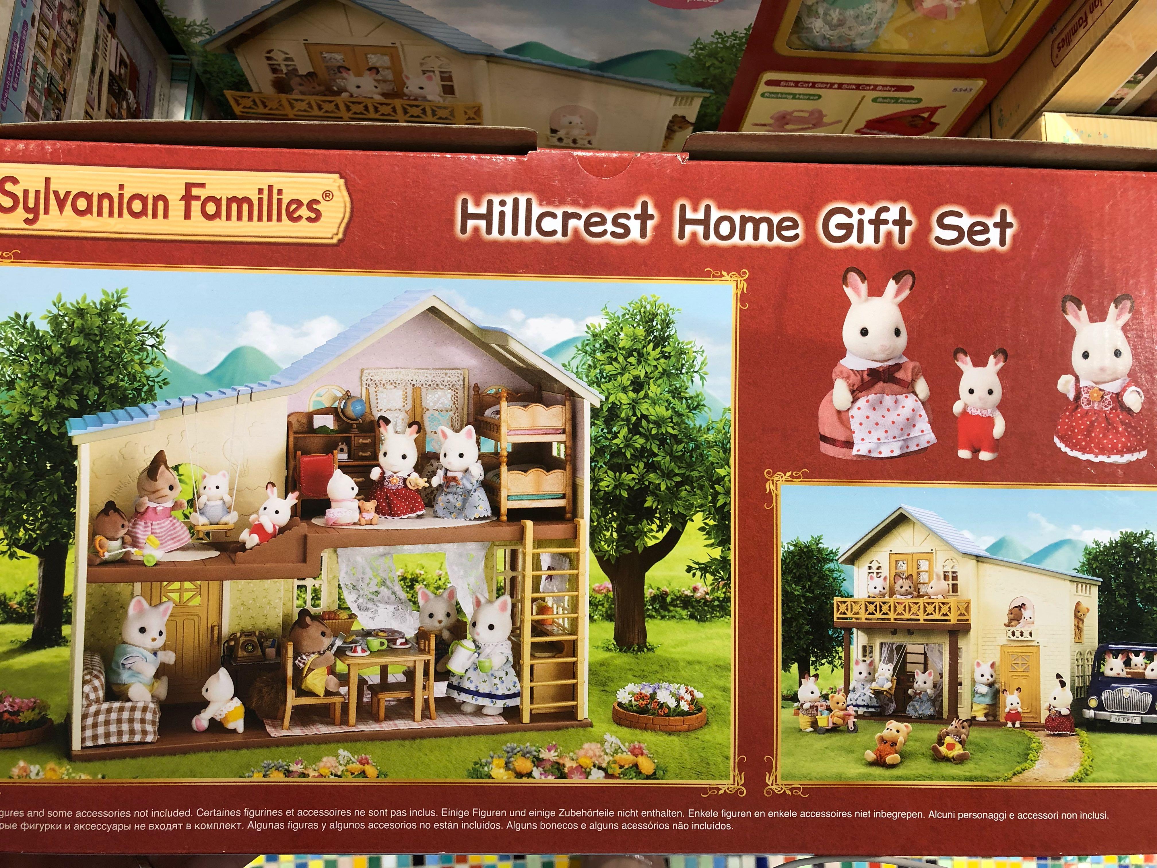 sylvanian families hillcrest home gift set