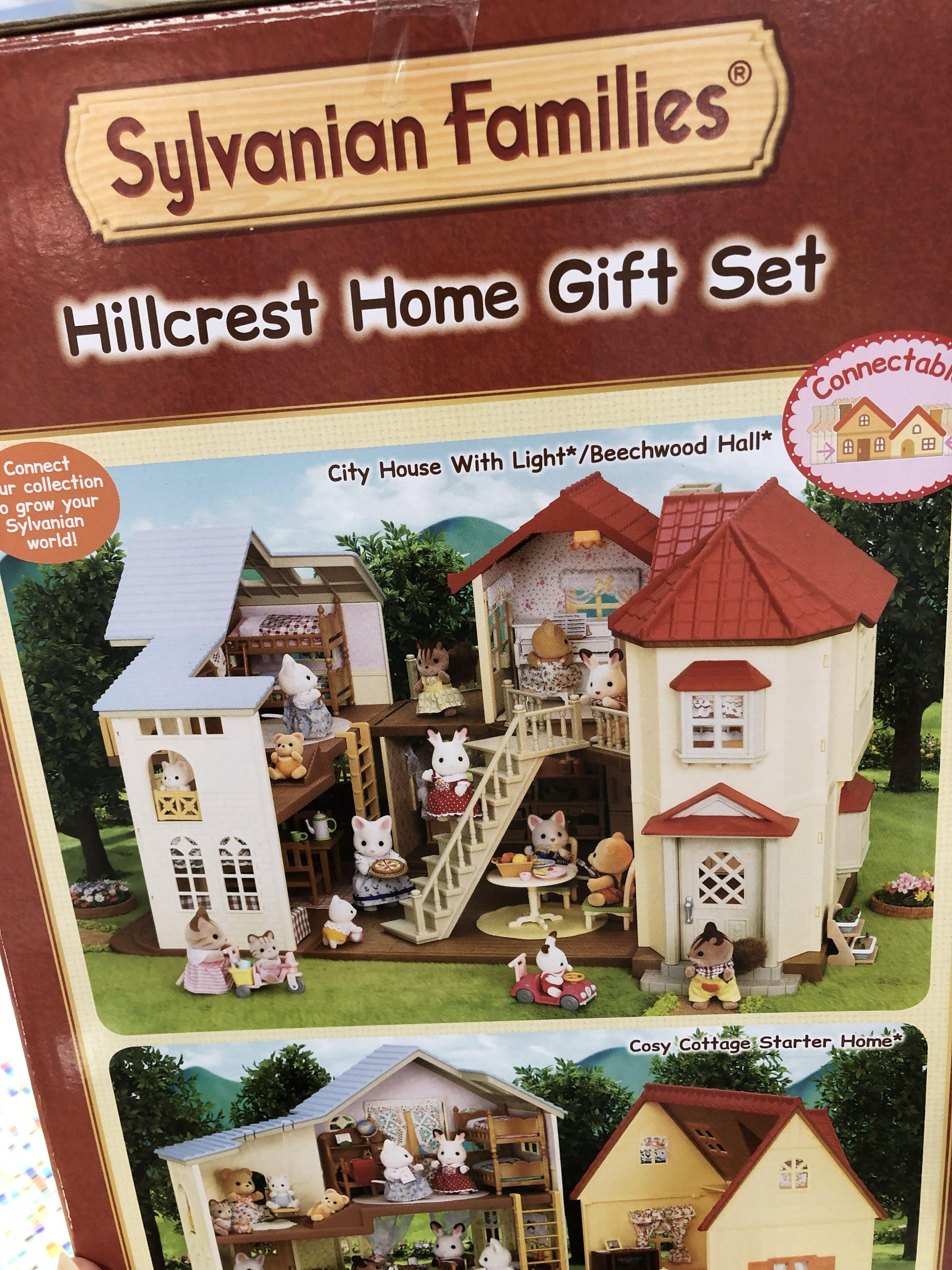 sylvanian families hillcrest home gift set