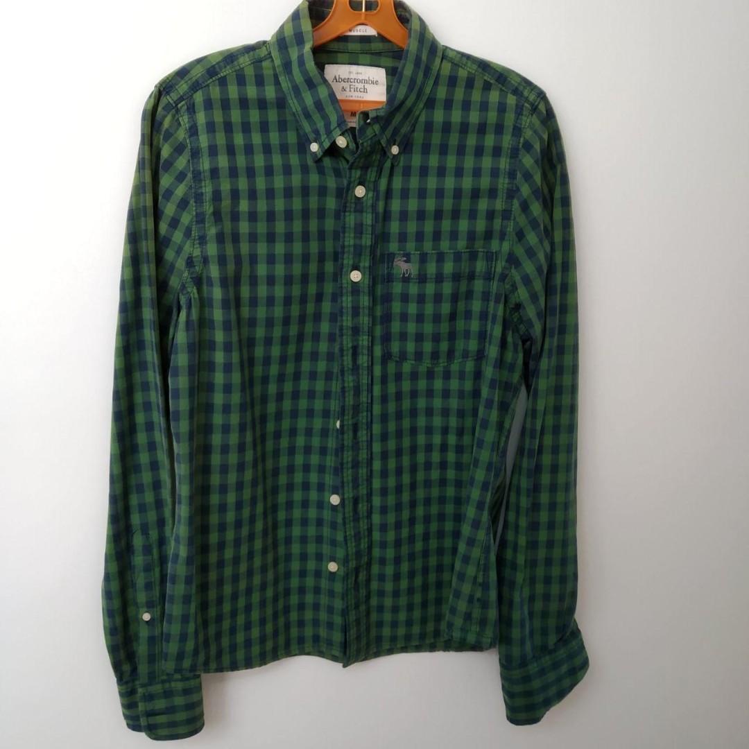 a&f flannel shirts